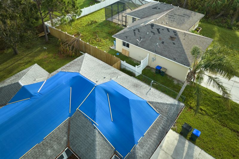 Storm Damage Roof Tarping in Luzerne County, PA