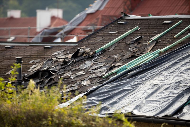 Storm Damage Roof Tarping in Luzerne County, PA