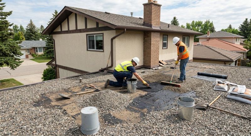 Tar And Gravel Roof Repair in Dallas, PA