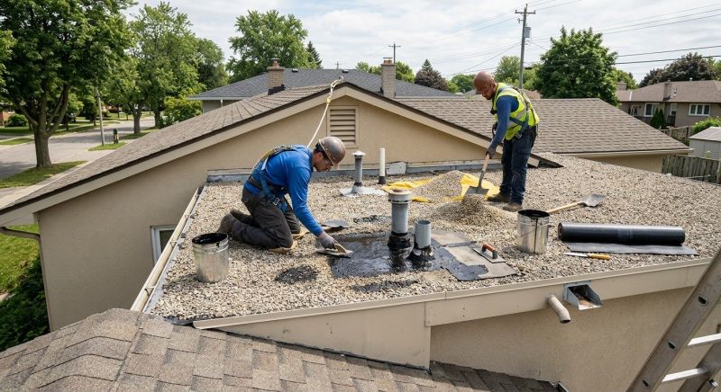 Tar And Gravel Roof Repair in Luzerne, PA