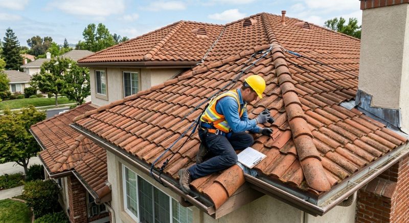 Tile Roof Inspection in Luzerne County, PA