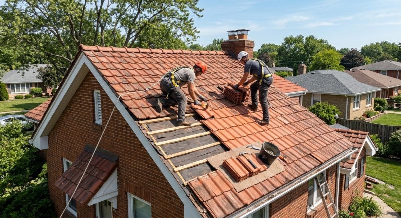 Tile Roof Repair in Mountain Top, PA