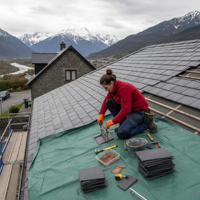 Tile Roof Repair in Peckville, PA