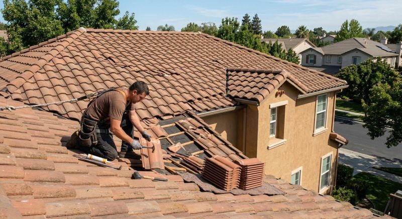 Tile Roof Repair in Taylor, PA