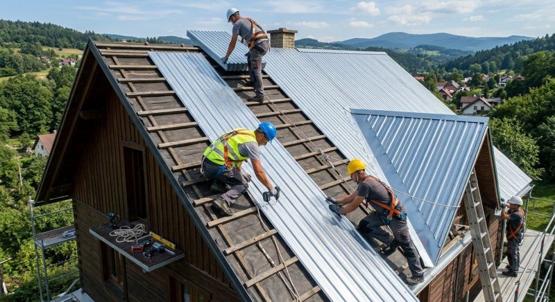 Tin Roof Installation in Blakeslee, PA