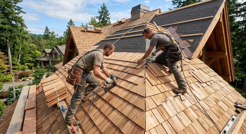 Wood Roofing Installation in Dallas, PA