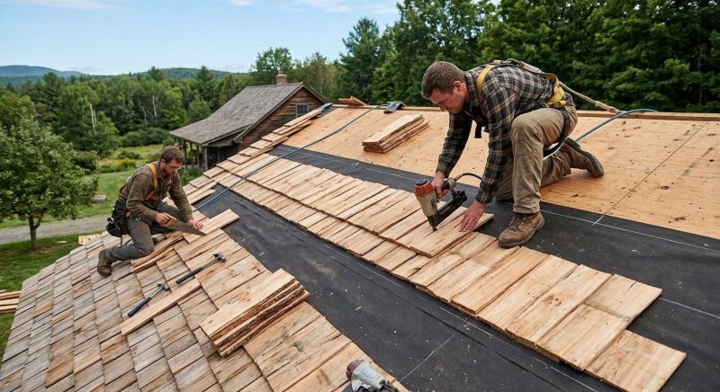 Wood Roofing Installation in Hunlock Creek, PA