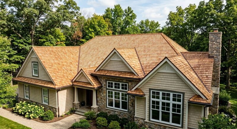 Wood Roofing Installation in Mountain Top, PA