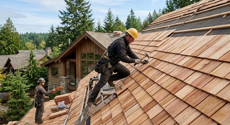 Wood Roofing Installation in Plymouth, PA