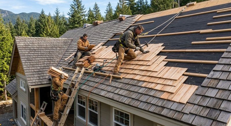 Wood Roofing Installation in Taylor, PA