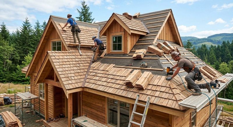 Wood Roofing Installation in Wilkes Barre, PA