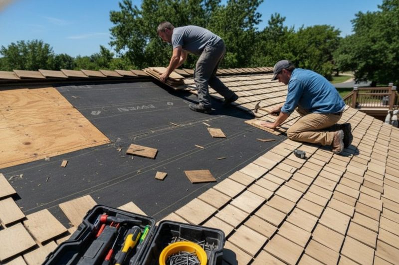 Wood Shake Roof Repair in Benton, PA