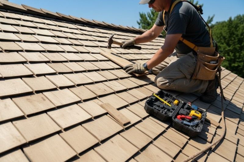 Wood Shake Roof Repair in Blakeslee, PA