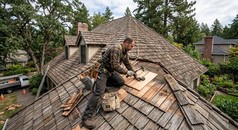 Wood Shake Roof Repair in Peckville, PA