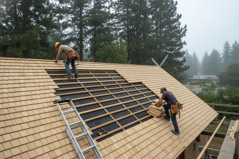 Wood Shake Roof Repair in Scranton, PA