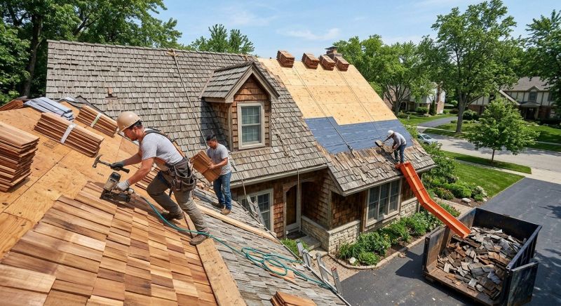 Wood Shingle Roof Replacement in Luzerne County, PA