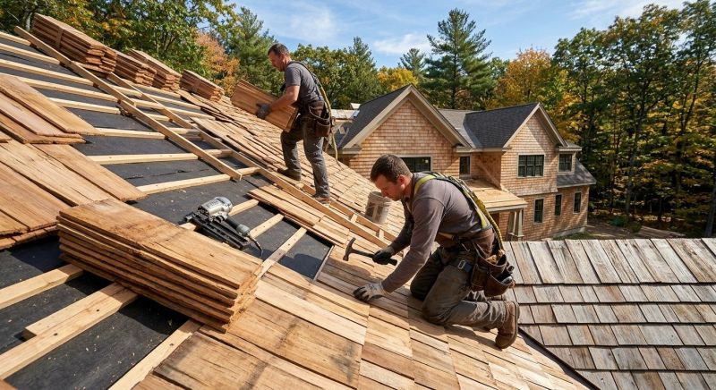 Wooden Roof Installation in Luzerne County, PA